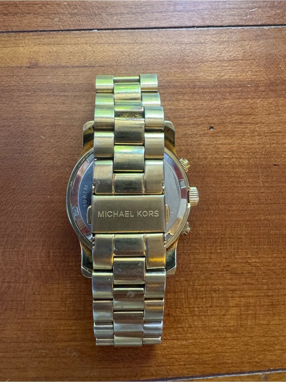 Michael Kors Gold-Tone Chronograph Bracelet Watch
